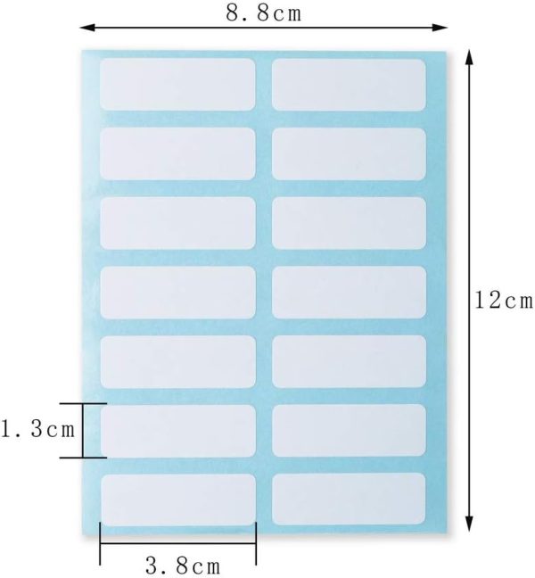 51UU1ROKueL._AC_SL1002_ 336Pcs Sticky Labels, 13 x 38 mm File Folder Labels for Addressing & Shipping