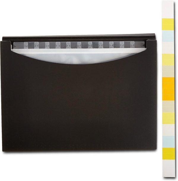 A4 Expanding File, Black