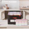 26 Pockets Expanding File Folder, A-Z Colorful Tabs, Monthly Bill Organizer, Large Capacity, Letter/A4 Size