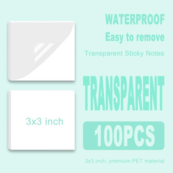1300 Pieces Coloured Indexing Tabs and Transparent Sticky Notes for Documents, Files, Books