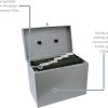 61Y3-JTv-OL._AC_SL1500_ A4 Steel File Storage Box with 5 Suspension Files – Document Organiser for Home & Office