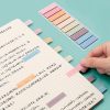 1300 Pieces Coloured Indexing Tabs and Transparent Sticky Notes for Documents, Files, Books