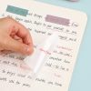 1300 Pieces Coloured Indexing Tabs and Transparent Sticky Notes for Documents, Files, Books