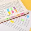 600 PCS Sticky Index Tabs, Writable Transparent Book Tabs, Medium File Tabs, Page Markers, Office School Supplies