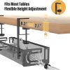 Under Desk Cable Management Tray, Non-Drilling Cable Basket, Screw-Free Wire Organizer Clip
